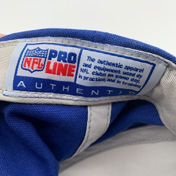 Seattle Seahawks NFL Vintage Blue Gray Reebok Adjustable Strapback Hat - Picture 7 of 7